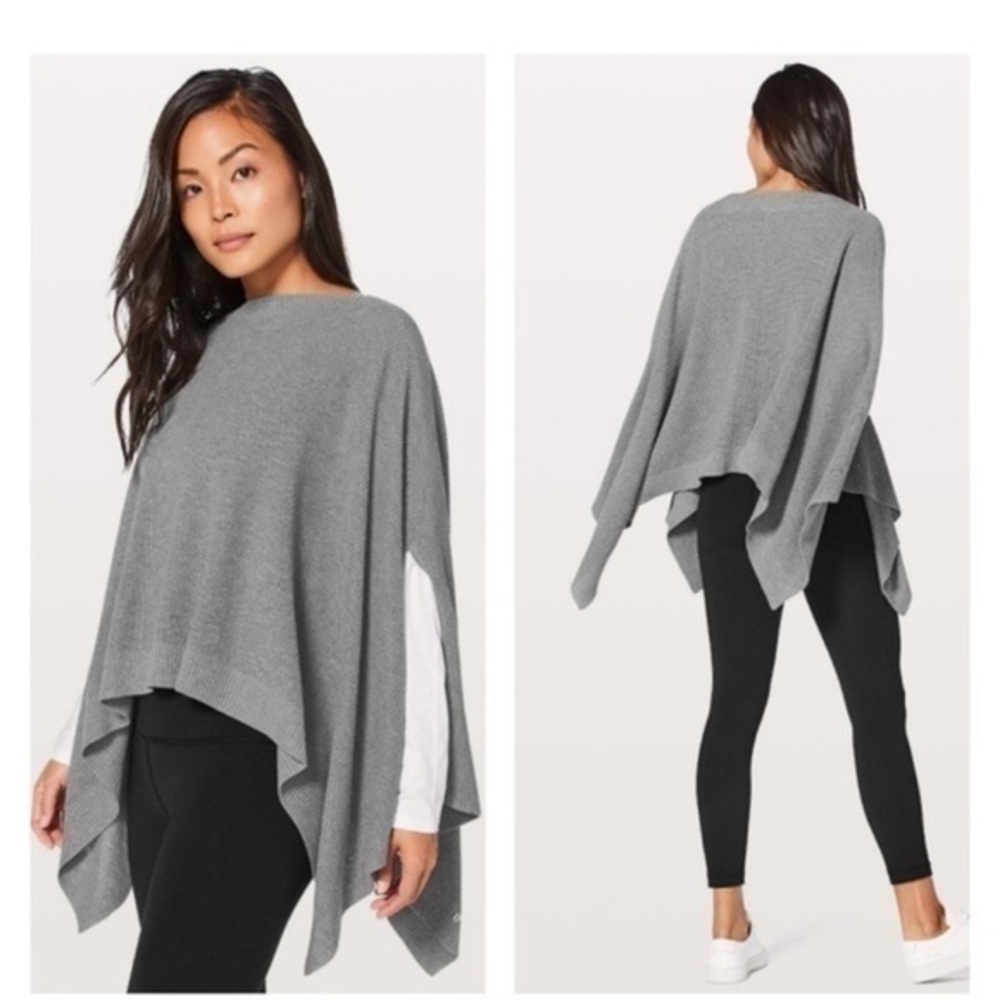 Lululemon Forward Flow Cape Poncho | Grey